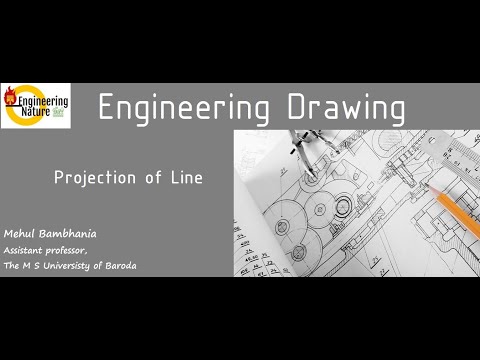 Engineering Drawing || Projection of Line || Part-1