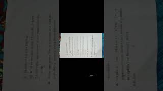 MSc physics sem3 paper-10(solid state & electronics) question paper #study #physics