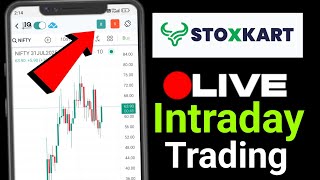 Stoxkart App Live Option Trading || Stoxkart App Me Option Trading Kaise Hota Hai ||