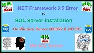 .NET Framework 3.5 Error in SQL Server Installation on Window Server 2012R2