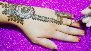 Simple Arabic Mehndi Design by fN// Arabic Mehndi Designs Simple // #shorts