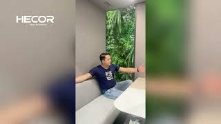 Soundproof booth detail #officepod #silentbooth #silentpod #officebooth   #soundproofbooth