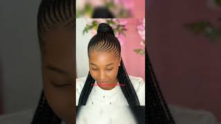 Beautiful cornrows hairstyles for black women #braids #cornrows #ponytail #hairstyles