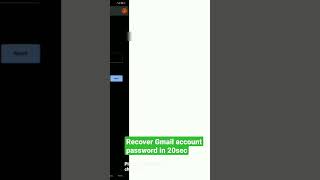 Forgot password 😔 Reset your GMAIL password in 20sec. #passwordreset #gmail #forgotpassword