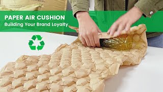 💕🤩How to Make Your Packaging a Surprise? - Paper Air Bubble Packaging #packaging #unboxing #shorts