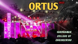 VARDHAMAN COLLEGE OF ENGINEERING | ORTUS 2023 | LIVE CONCERT |#vardhamancollegrofengineering #vmeg