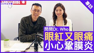 眼紅又眼痛 小心鞏膜炎 #葉麗婷醫生 眼科專科 - 鄭丹瑞《健康旦》(CC中文字幕)