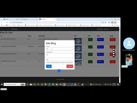 blog app react , node API Integration FSWD