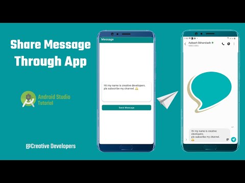 Send text message from android app | Message integration to android app | Creative Developers