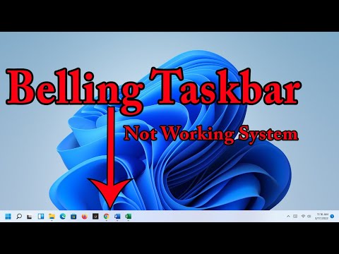 How To Fix Belling Taskbar In Windows 10,11 | How To Fix Taskbar