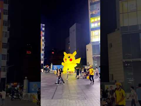 Walking through Beijing pedestrian street #chinatour #pokemon
