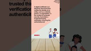 What is the role of a digital certificate in computer security?#digital#certificate#security #reels