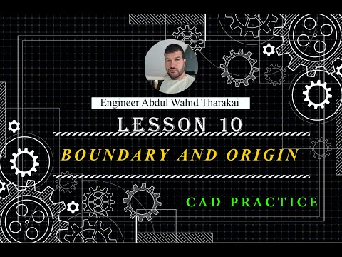 LESSON 10: AUTOCAD 2018 BOUNDARY COMMAND IN Pashto Language #autocad2018 #boundary #autocadpashto
