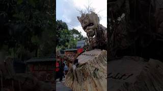 amazing giant groot sclupture 🤩 - KARNAVAL SALAMAN 2023 #shorts #carnival #javanica