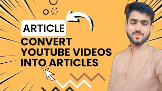 Turn YouTube Videos into Stunning Articles with SeoBlog #article #website #blogseo #website