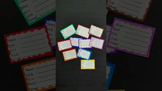 How to make "BOOK LABEL"📒✏️😍in easy way#diy#papercraft#viral#video