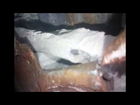 Collapsed S Bend and Cut Window into Ghost Hole