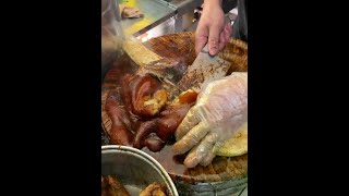 广东揭阳吃隆江猪脚饭，20元一份，吃出男人的浪漫，肥而不腻香 #东风日产厂庆大派送  @东风日产#美食 #原创视频 #街边小吃 #猪脚饭