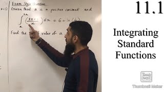 Edexcel A level Maths: 11.1 Integrating Standard Functions