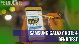 Samsung Galaxy Note 4: Bend-test - #BendGate