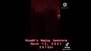 Riyadh Sandstorms March 12, 2021 2010hrs   #riyadhlife #sandstorms #riyadhksa #ofwksa #ofwnurse