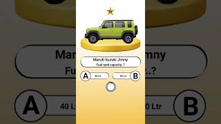 Maruti Suzuki Jimny fuel tank capacity..? #technnu