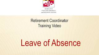Leave of Absence  RC Guide
