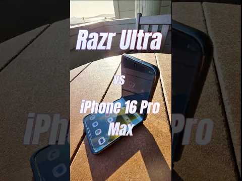 Moto Razr Ultra 2025 vs iPhone 16 Pro Max Photo Battle!