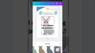 Muda Banget..!! Uba GAMBAR jadi worksheet MEWARNAI di CANVA