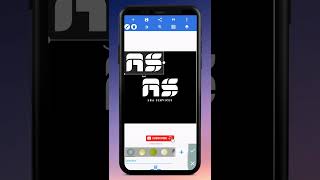Professional AS Logo Design On Pixellab || Pixellab Logo Design || Pixellab Tutorial #shorts