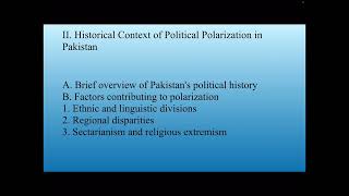 Understanding Political Polarization in Pakistan | CSS Essay Outlines