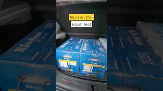 MG ZS EV Electric Car Boot Space Test #shorts #zsev #mgzsev2022