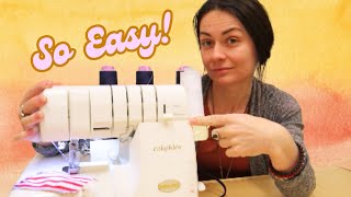 How to thread the Babylock Enlighten Serger
