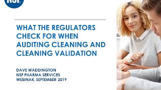What Do Regulators Check for When Auditing Cleaning & Cleaning Validation? | NSF International