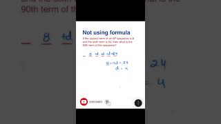 Unlock the secret to finding any term of an #ArithmeticProgression without relying on formulas!