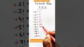 #factorial#value#n!#shorts#trick#learn#number#maths#song#trending