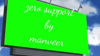 ZERO SUPPORT (Official Song) | Manveer | Powerful Emotional Rap-Pop