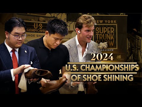 Watch the Best Shoe Shiners Battle it Out! | 2024 U.S. Shoe Shining Competition | Kirby Allison