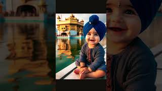 Khush bacha 🫠🫠 #cute #sikhkids #cutebaby #cutekids #goldentemple #sardar