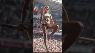 She Did THIS at the Big Meet and Everyone Cheered! #shorts #shortsfeed #polevault #athlete
