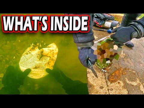 Tied Up Bag Found Scuba Diving River Looking For Remains!