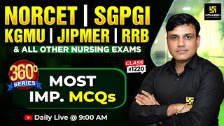 360 Degree Series | Most Imp. MCQ’s #1220 | Nursing Officer & Staff Nurse | Dr. Shailendra Sir
