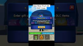New Blox Fruit 2X EXP Code #bloxfurit #roblox