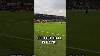 EFL Football is Back! Luton Town vs AFC Wimbledon #efl #leagueone #league1