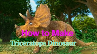 Triceratops Dinosaur Making
