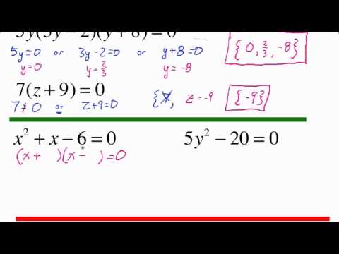 Solve Polynomial Equation by Factoring