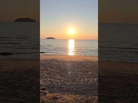 a beautiful view of the sunset