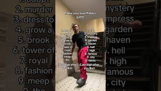 Make your own Roblox game😭| #dance #fyp #shortfeed #shortsdance #viralshortsvideo