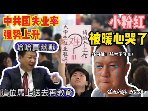 笑死！中共國經濟發展依然向好？中共國失業率爆棚 小粉紅沒飯吃依然還要洗地！