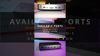 Cabletime 15-in-1 Docking station : Available ports showcase!